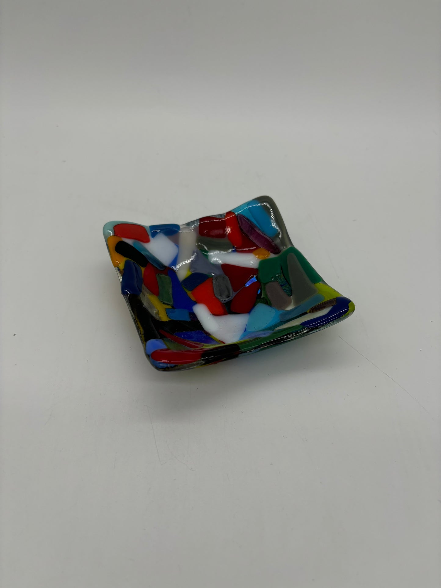 Deep Square Bowl - Multi-color