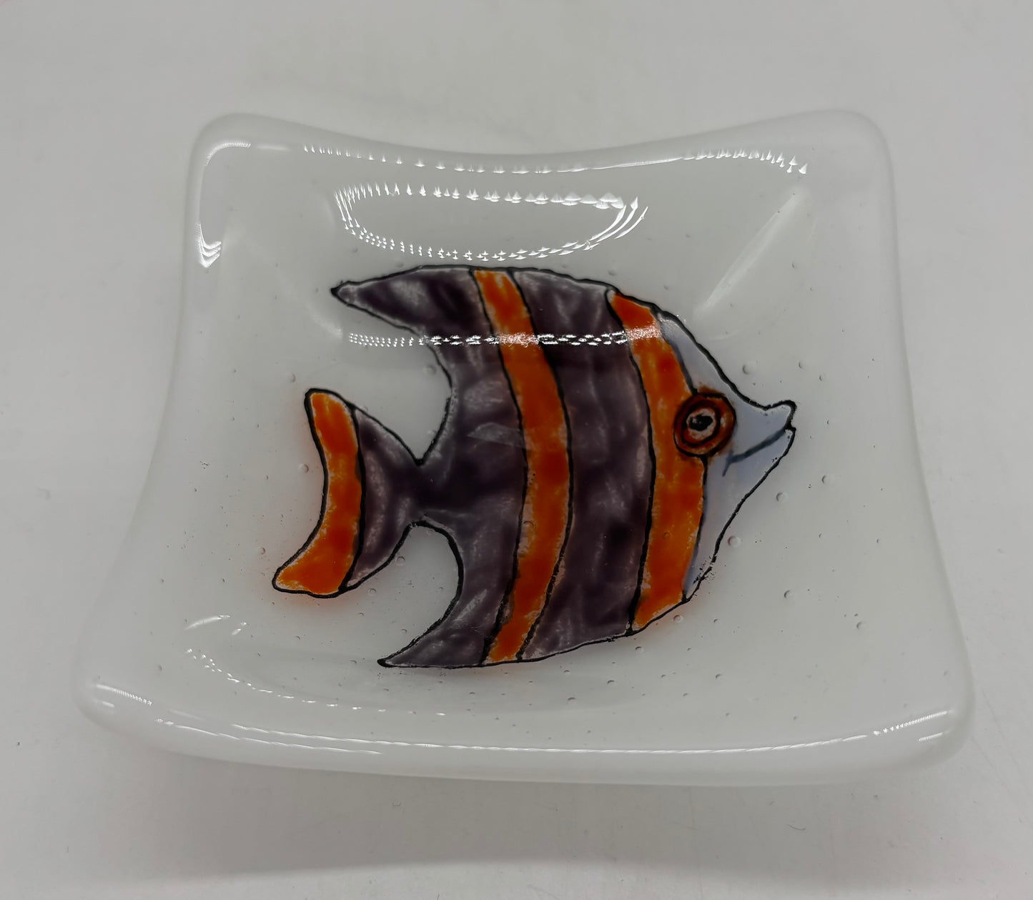 Deep Square Bowl - One Fish