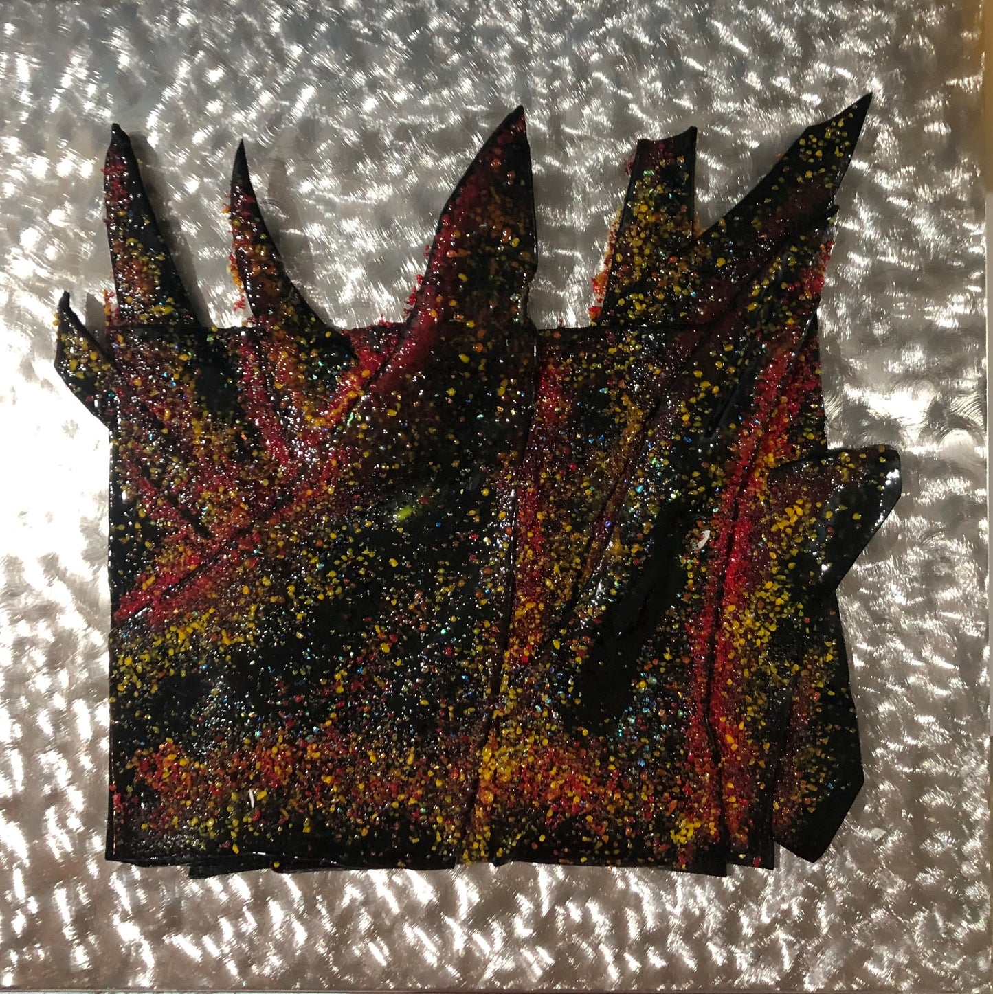 Hanging Art - Red and Orange Flames