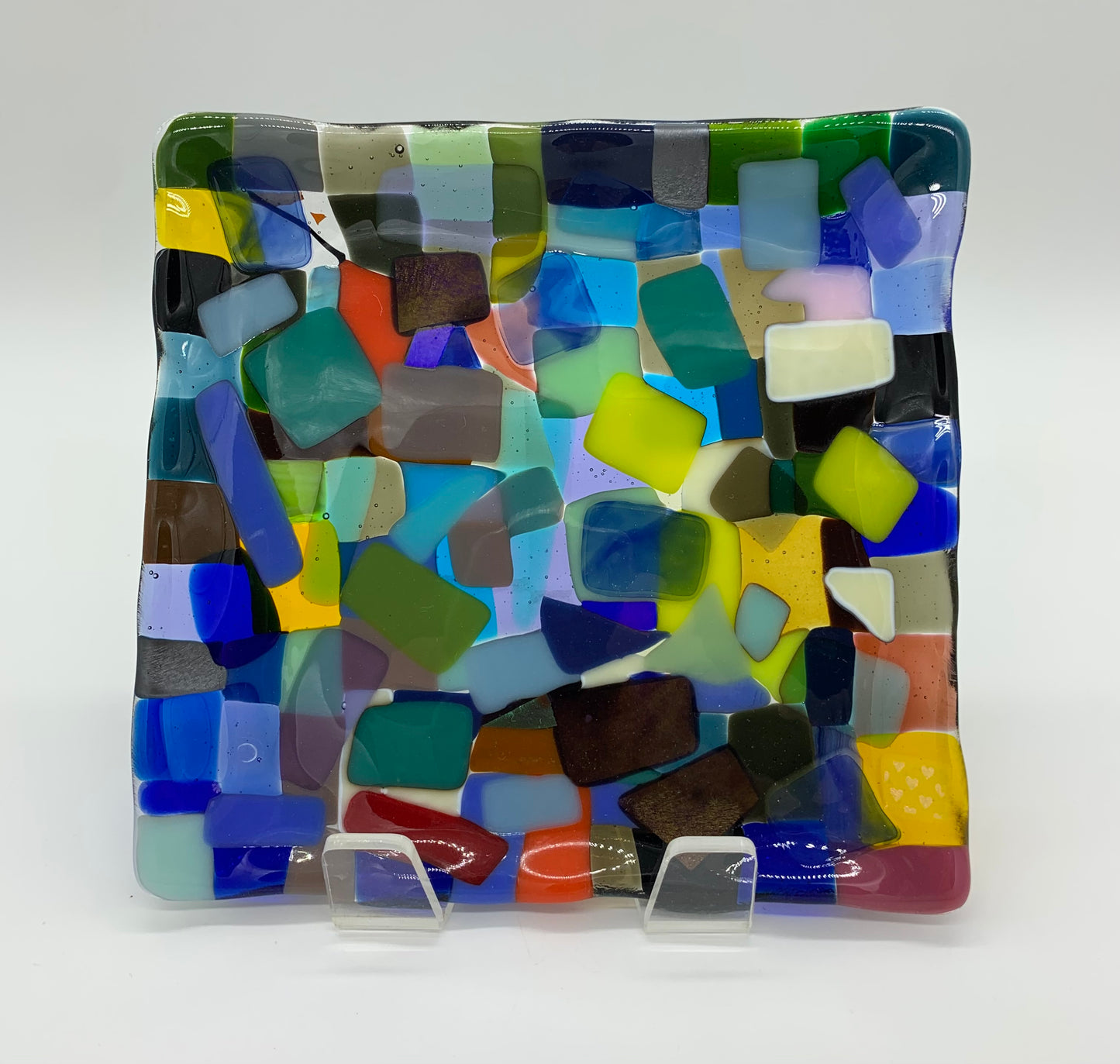 Ruffled Serving Plate - Mosaic Ruffles