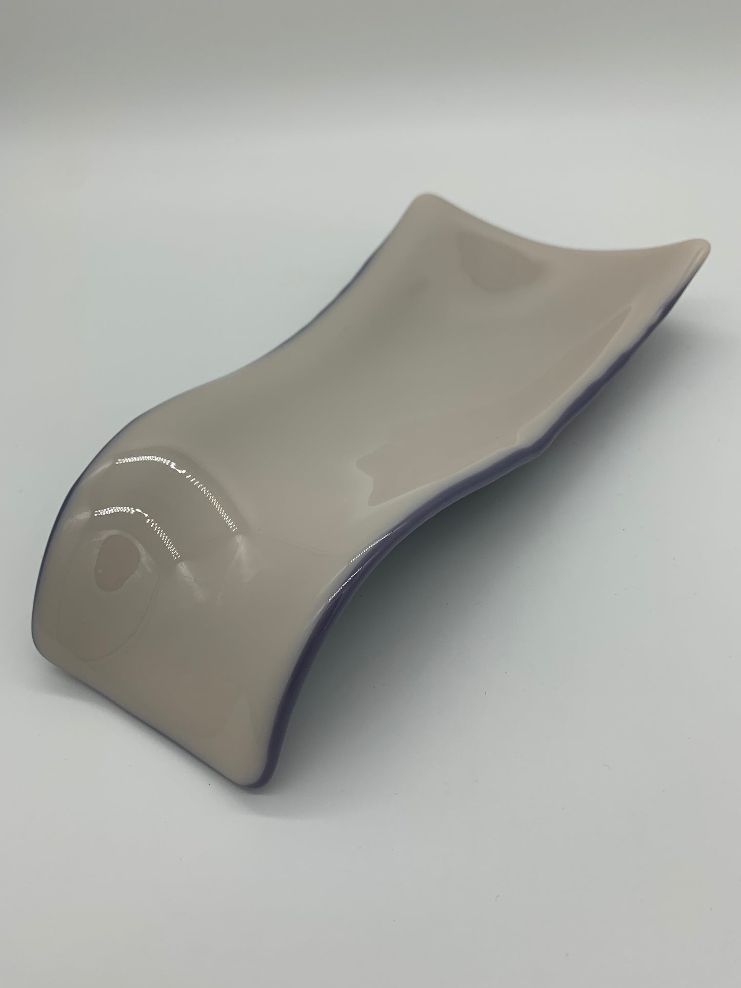 Spoon Rest - Classic Ivory on Lavender