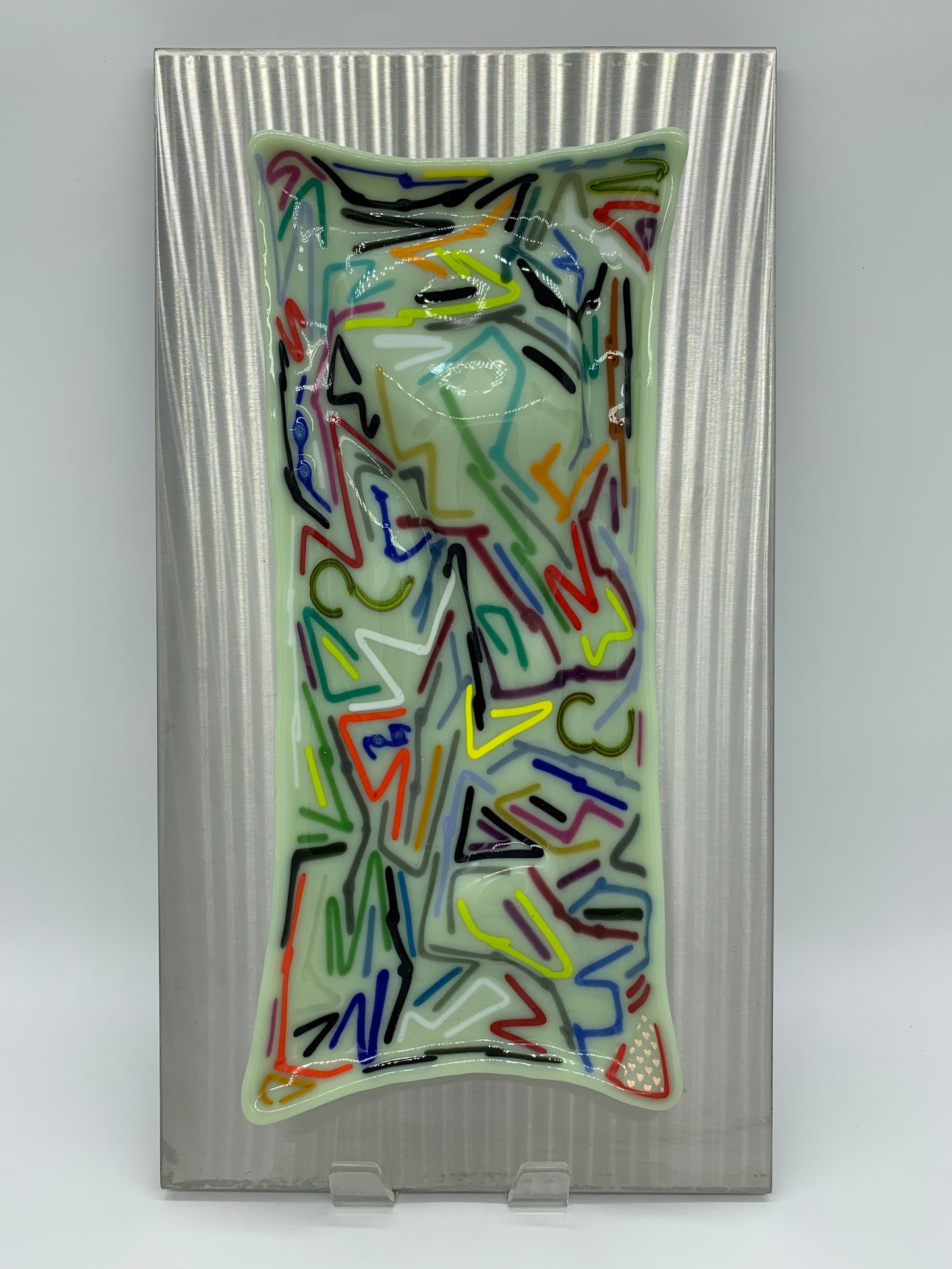 Hanging Art - Colored Bubble on Mint