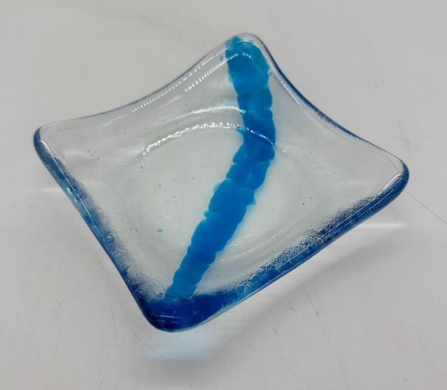 Deep Square Bowl - Blue River