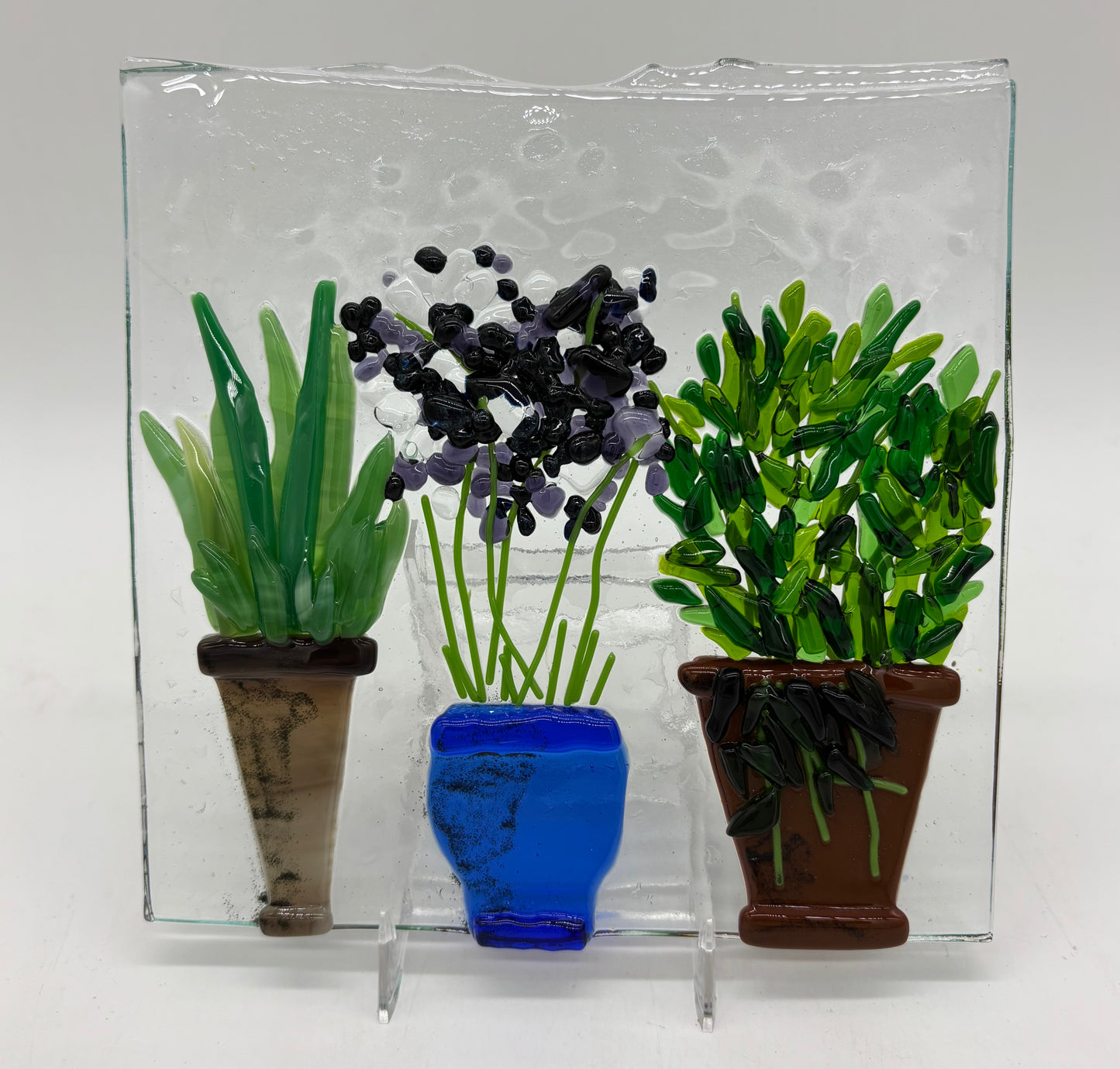 Glass on Stand - Potted Plants 1
