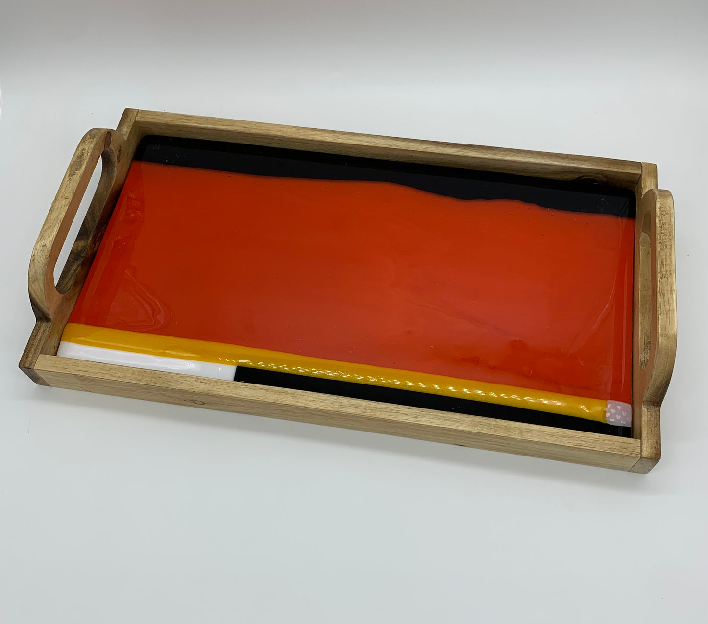 Large Tray - Mostly Red